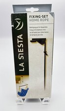 LA SIESTA Blk Rope Multipurpose Suspension Hammock Chair Indoor or Outdoor