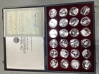 1989 Marshall Islands Space Exploration Set .999 Silver $50 Collection In Case.