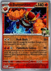 N's Darmanitan 027/159 Journey Together Reverse Holo Uncommon