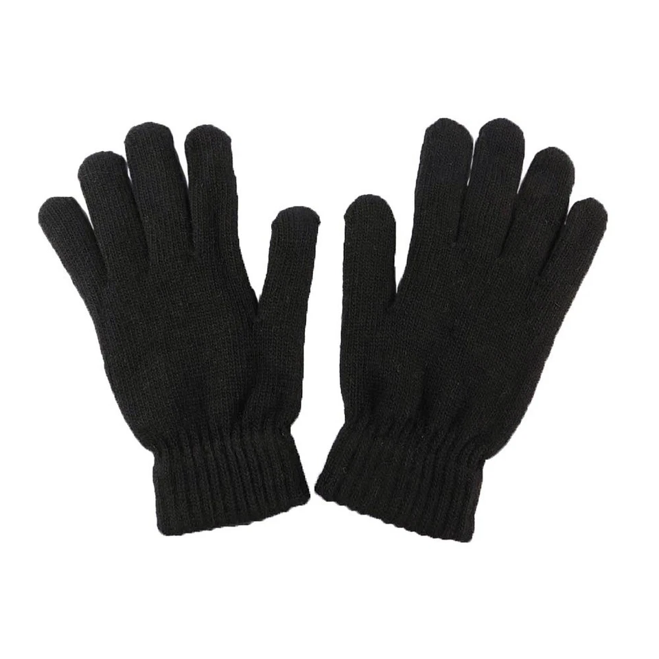 Gants unis Noir par Léon Montane-Taille unique - Photo 1/1