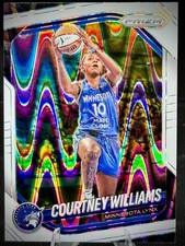 2025 Panini WNBA Prizm - Courtney Williams #69 - White Seismic Prizm