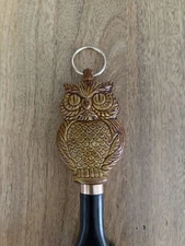 Vintage 1970’s J.S.N.Y. Plastic Hong Kong Owl Shoe Brush Rare VGUC