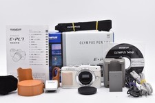 Olympus PEN Lite  E-PL7 White Body  16.1MP Mirrorless Shutter 12343 Tested Japan