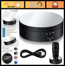 360  Motorized Rotating Display Stand Turntable with USB for Photography Product