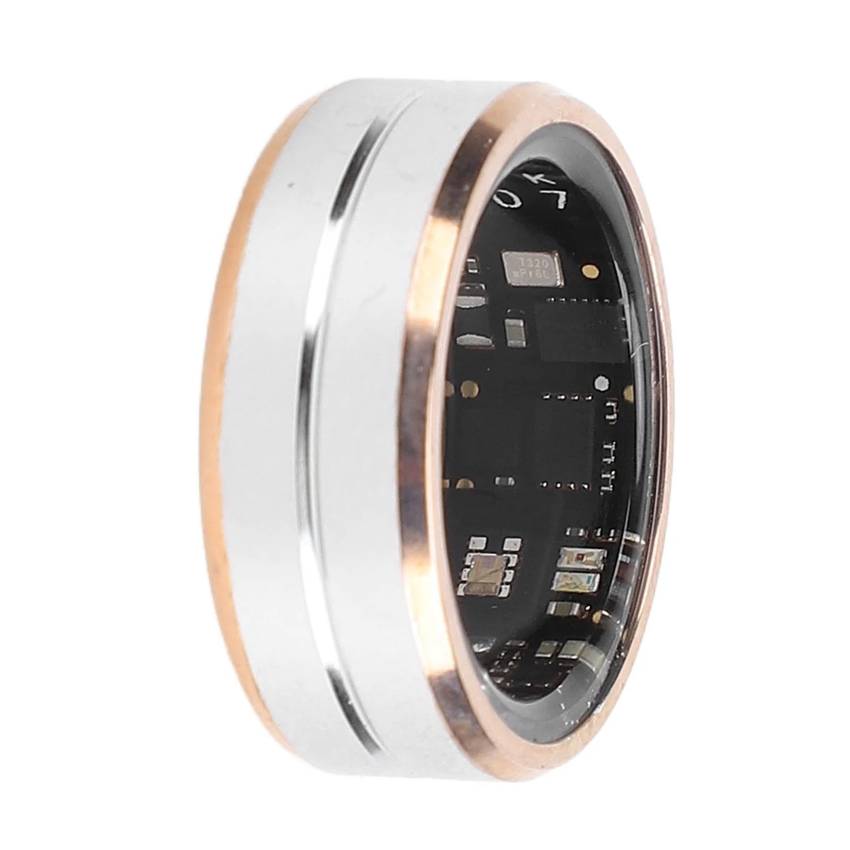 Smart Ring Health Tracker Edelstahl Smart Health Ring Mit APP Für Fitnessstudio