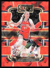 2024 Panini Select WNBA #99 Karlie Samuelson Prizms Red Ice