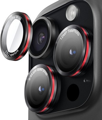 Kameraschutz für iPhone 16 Pro 6,3 Zoll und iPhone 16 Pro Max 6,9 Zoll, 9H Ge...