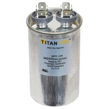 Titan Pro Trcf20 Motor Run Capacitor, 20 Mfd, 3-7/16 In. H