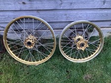Yamaha WR/YZ 450/250/125  21/18 Wheels Talon hubs With Gold Takasago Excel Rims 