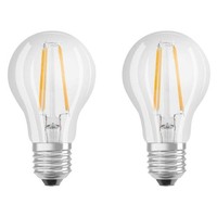 2 X Osram Led Filament Lampen Birnen A60 4W = 40W E27 Klar 470Lm Warmweiß 2700K