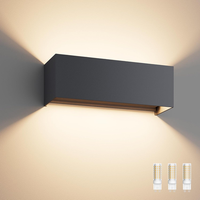 Klighten Wandleuchte Aussen/Innen Mit Austauschbarer G9 Led Lampe Warmweiß 3000K