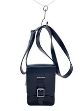 Borsa a tracolla Dr. Martens Reporter in pelle nera tinta unita