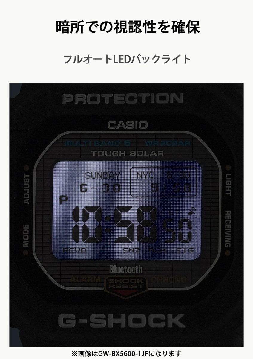 Casio G-SHOCK GW-BX5600-1A1JF All Black MIP LCD Multi-Band 6 Solar