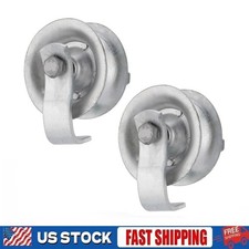 5" Steel Sliding Track Rollers for 1-5/8" Pipe Track, Galvanized Gate Roller 2