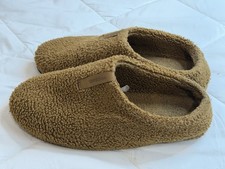 Bombas Mens Sunday Sherpa Slippers Sz 12 Toffee Brown Slip On
