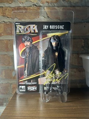 ROH Figures Toy Company Series 5 Jay Briscoe Action Figure SIGNED AUTOGRAPH 
