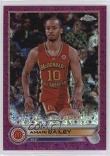 2022 Chrome McDonald's All American Fuchsia Refractor /150 Amari Bailey #13 0s53