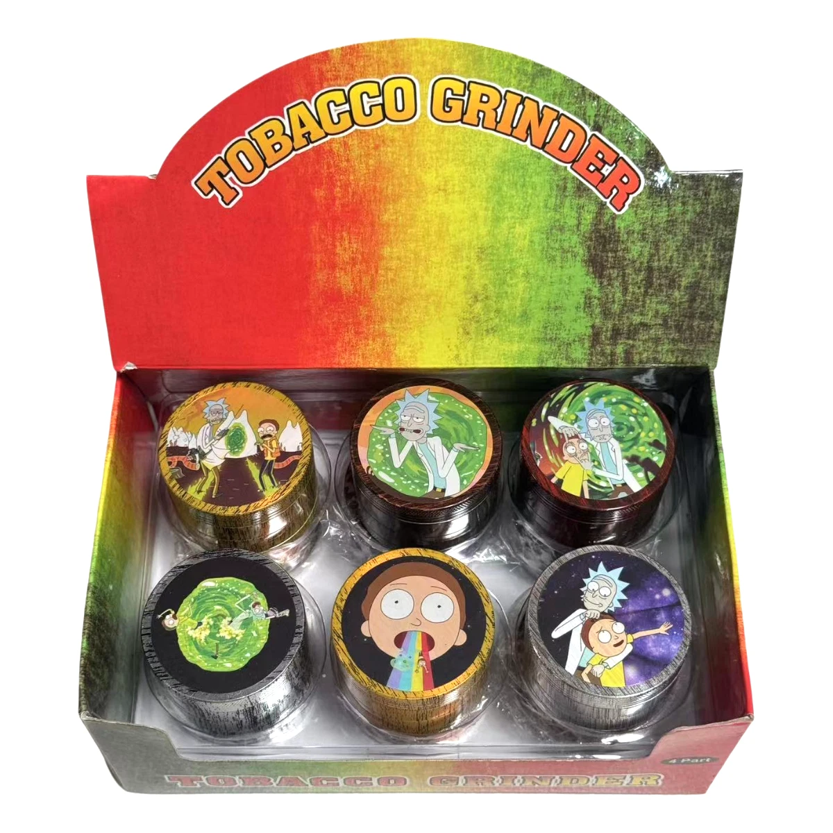 12-2.1" Tobacco Herb Grinder Spice Herbal 4 PC Light Aluminum Grinder Wood Image
Opens in a new wind