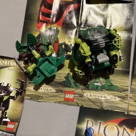 13 Vintage Lego Bionicle Figures Lot Bohrok 8560-85654 Complete *No Mask* Krana
