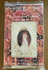  Silk Ribbon Embroidery Kit RK302 To Have & To Hold Frame Album Cover  5.5 x 7.5
