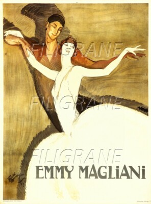 Poster Vintage Gênes Italie - Format 40x60 Cm - Haute Qualité - Neuf Sous Emballage