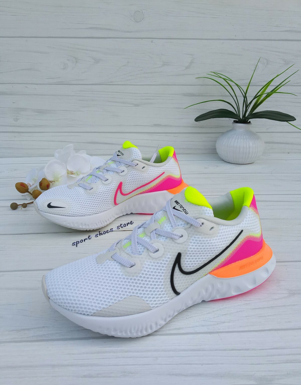 nike renew neon