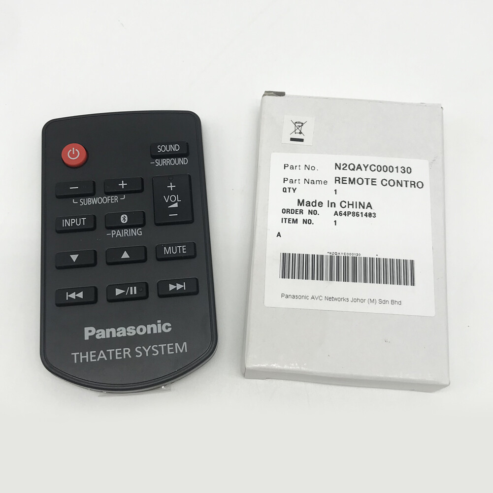 Panasonic Remote Control Home Theater Sound Bar SC-HTB510