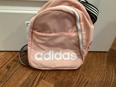 Adidas Unisex Core Polyester Mini Backpack - Glow Pink/White | eBay