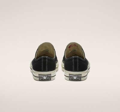 Converse Chuck 70 Classic Shoes Low Top Sneaker Black 162058C US 5