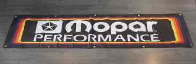 Mopar Performance Racing Garage Banner Man Cave Banner 2x8ft