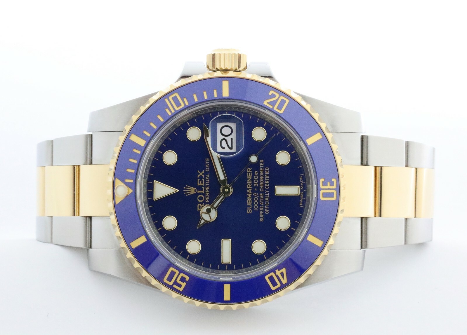 Bild 1 - Rolex Submariner Date Stahl/Gold Blau Keramik 116613LB LC100 Dif22305 AVS18010 X