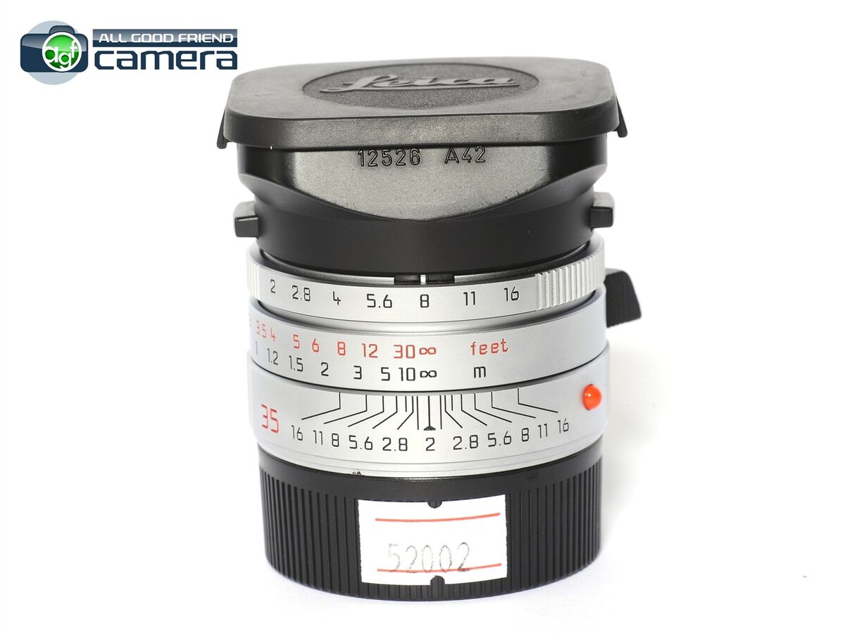Leica Summicron-M 35mm F/2 ASPH. E39 Lens 6Bit Silver 11882 Leica Summicron-M 35mm F/2 ASPH. E39 Lens 6Bit Silver 11882