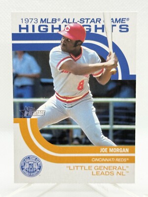 Joe Morgan 2022 Topps Heritage 1973 MLB All-Star Game Highlights #ASGH-1 Reds 