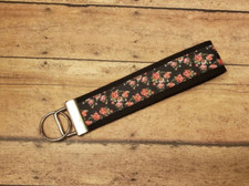 Roses Wrist Keyfob / Wristlet Keychain