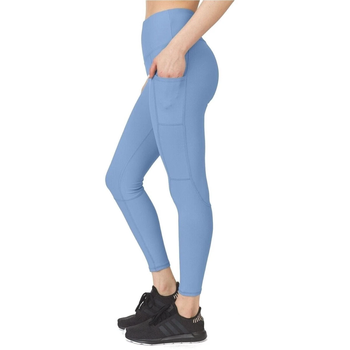 Women's High Waisted Leggings | ⅞ Length 25 Inch Inseam Yoga Pants | Squat  Safe, Contoured Side Pockets