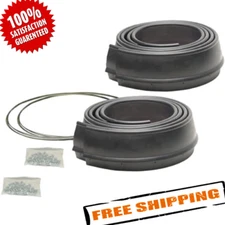 Pacer 52-189 2-1/2" x 58" Flexy Flare Reinforced Rubber Fender Extender 4 Pc Kit