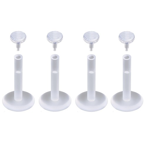 20pc Bioflex Push In 1.2mm & 1.6mm Labret Monroe Lip Stud Ear Retainer Piercing - Picture 2 of 6