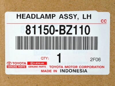 Toyota Genuine Townace Liteace Halogen Headlights Set 81110-BZ110