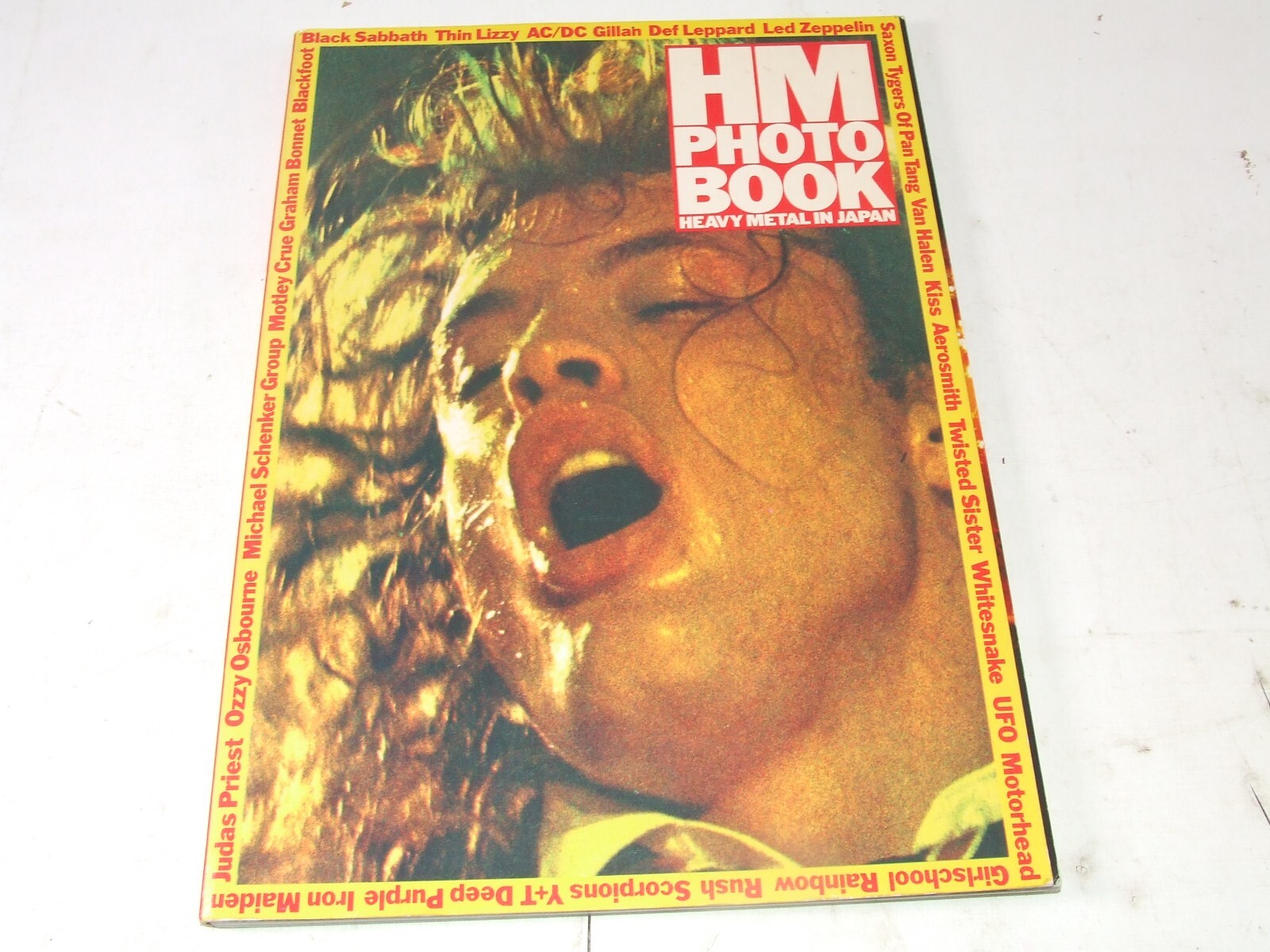 HM Photo Book Heavy Metal In Japan Sabbath AC/DC Led Zep Saxon Motorhead Rush-image