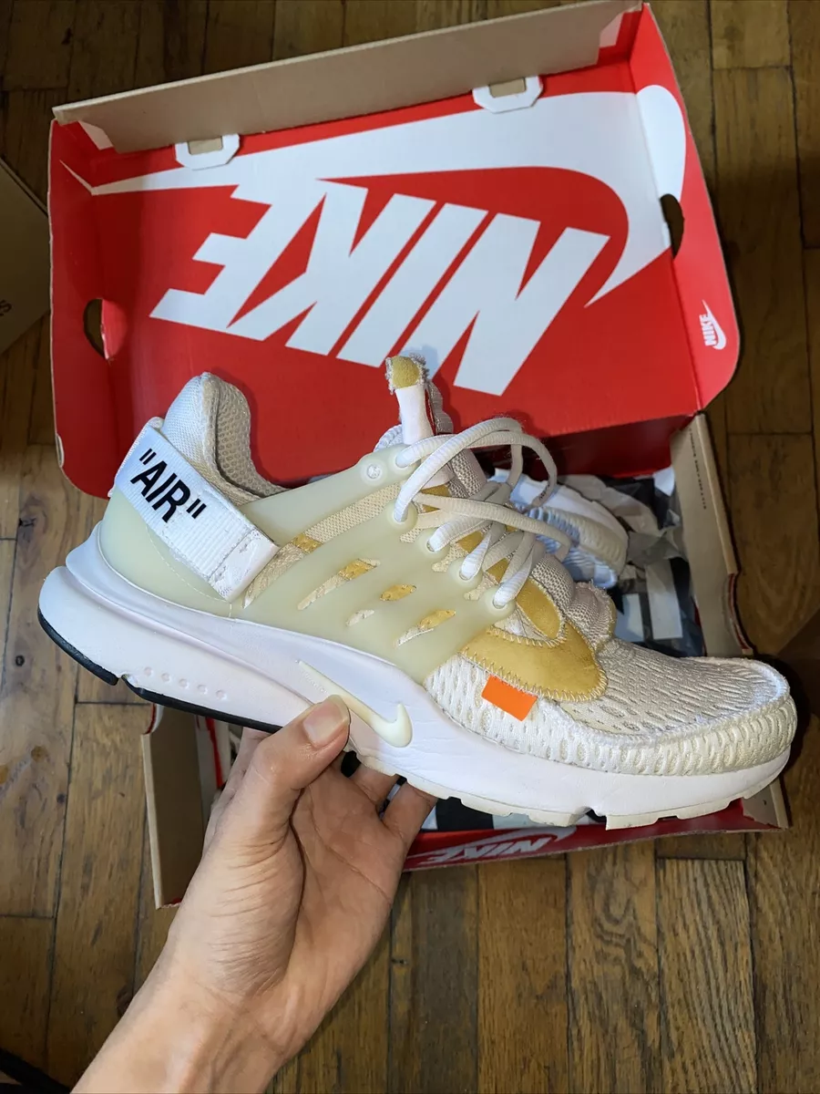 Nike Air Presto x Off-White White 2018 Size 9 AA3830-100 White Black Orange