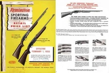 Remington 1955 Retail Price Catalog