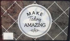 KITCHEN STOVE BACKSPLASH/Wall Sticker 30"x18" MAKE TODAY AMAZING IN CIRCLE, GR