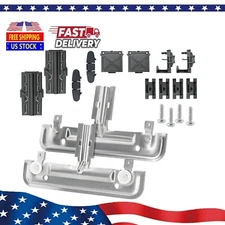 W10712395 Dishwasher Upper Rack Adjuster Kit for Whirlpool Kenmore Kitchenaid