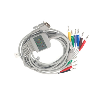NEW 10 lead ,ECG Cable ECG lead of PHILIPS/HP ECG/EKG Electrocardiograph