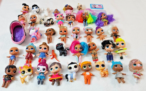 LOL Surprise Pink Storage Case 39 Dolls & Pets - Thrilla Neon Kitty Glitter more - Picture 6 of 7