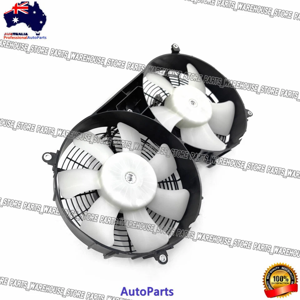 Dual Radiator Cooling Fans for Toyota HiAce KDH223 TRH221 TRH KDH 2005-2019 Van - image 2 of 4