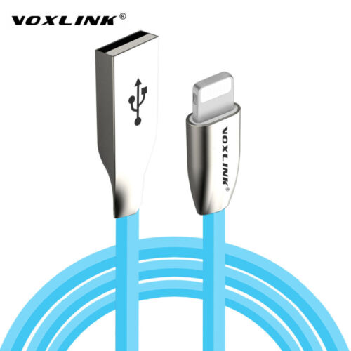 Câble de chargeur USB en métal court de 0,5 M pour iPhone 8 7 6S 6 Plus X 5... - Photo 1/1
