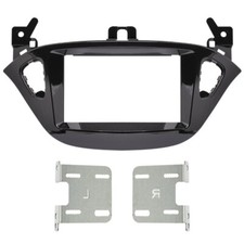 Kit De Montage Stéréo Masquer La Radio Opel Adam 12> Corsa Et Noir Mat 2 Din