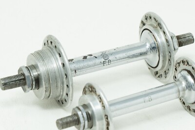 FB FRATELLI BRIVIO TRACK STEEL HUBS 36H VINTAGE OLD SINGLES SPEED