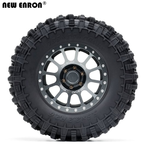 Cerchio ruota mozzo in alluminio 2,6" Beadlock 12 mm per RC 1/10 assiale RB10 Ryft KM YIKONG - Foto 82 di 144